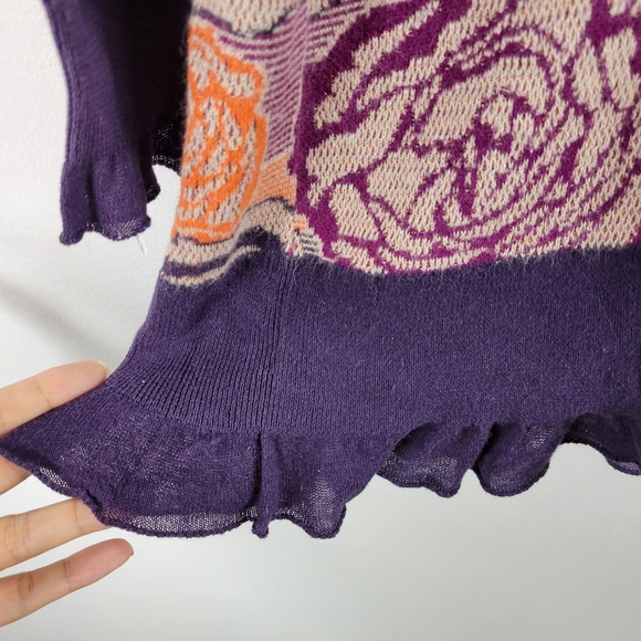 Sleeping on Snow Blooming Jaquard Floral Embroidered Long Button Down Cardigan - Picture 6 of 7